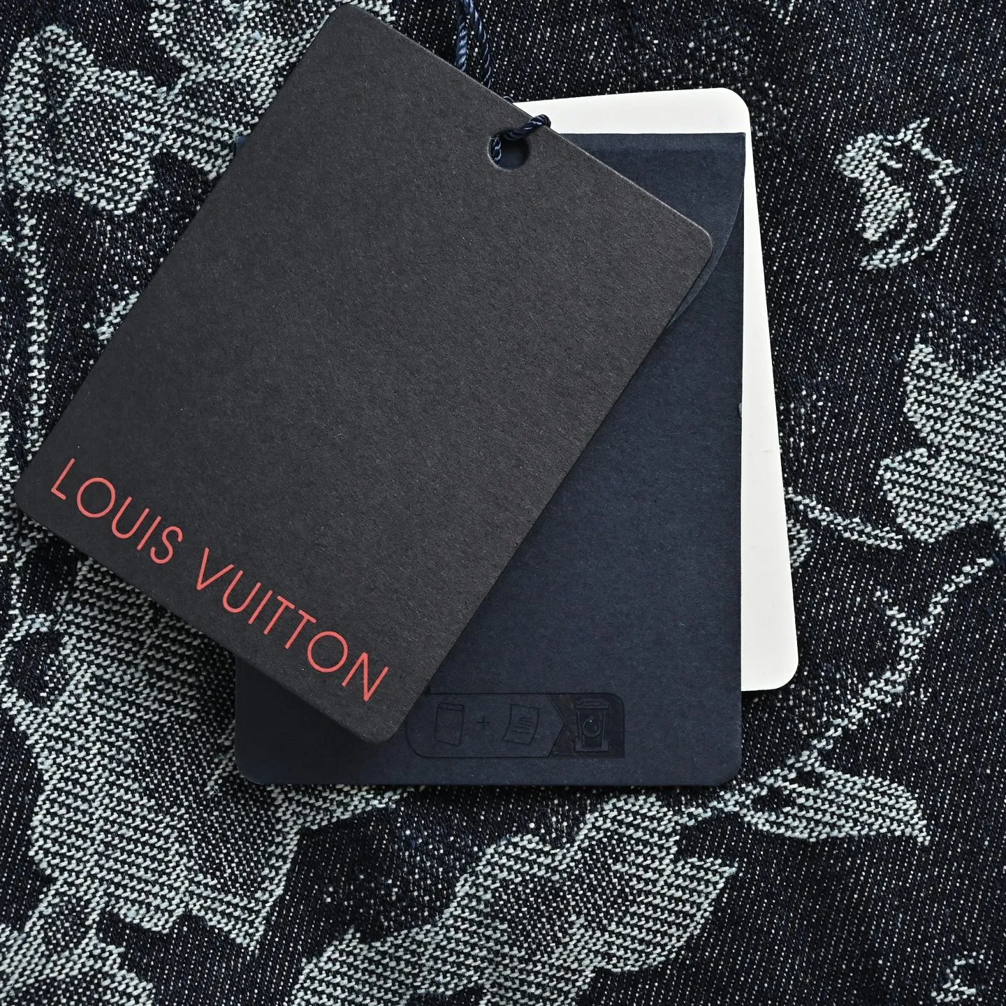 Louis Vuitton/Louis Vuitton floral denim suit shorts